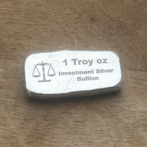 1troy oz,  Investment Bar, Solid Silver, 999fs – Ideal Gift for Investors and Precious Metal Collectors.