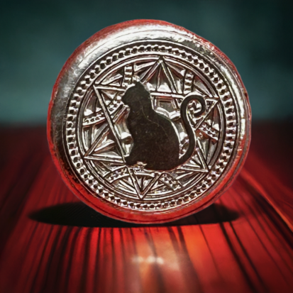 1 Troy Oz Silver Round, Sitting Cat, Heirloom-Quality Collectible, Ideal Gift for Pirate Enthusiasts - Image 7