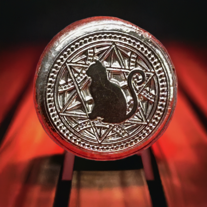 1 Troy Oz Silver Round, Sitting Cat, Heirloom-Quality Collectible, Ideal Gift for Pirate Enthusiasts - Image 6