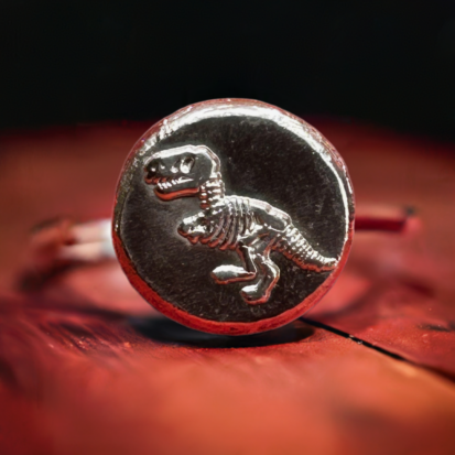 1 Troy Oz Silver Round, T-Rex Embossed Collectible Coin, 999 Fine Silver, Perfect Dinosaur Enthusiast Gift - Image 4