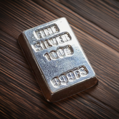 100g Solid Silver Ingot - Hand Poured Bar - Image 6