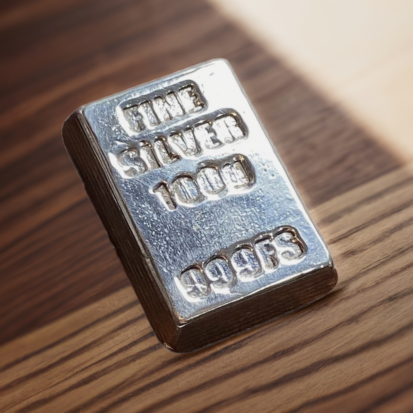 100g Solid Silver Ingot - Hand Poured Bar - Image 7