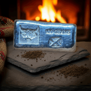 100 grams Highland Cow Bar, Investment Silver, Memorable Gift for Bullion Enthusiasts