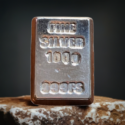 100g Solid Silver Ingot - Hand Poured Bar - Image 11