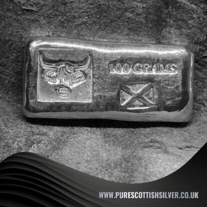 100g Highland Cow Bar, Investment Silver, Memorable Gift for Bullion Enthusiasts 6