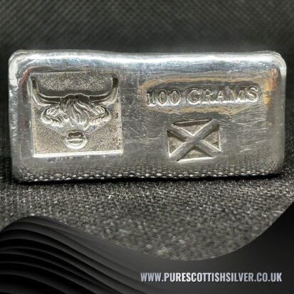 100g Highland Cow Bar, Investment Silver, Memorable Gift for Bullion Enthusiasts 2