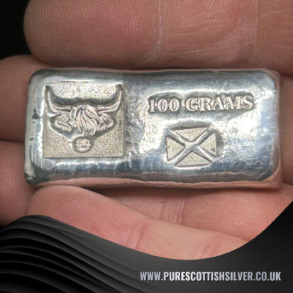 100g Highland Cow Bar, Investment Silver, Memorable Gift for Bullion Enthusiasts 7