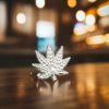 Silver Cannabis Leaf - Image 3