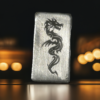 1 gram dragon fractional bar, solid silver, 999fs purity, handmade Scottish silver bullion for collection gift. - Image 6