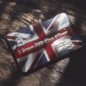 1 gram – Union Jack bar, 999fs – solid silver artisanal gem for commemorative gifts and British pride 1 gram - Union Jack bar, 999fs - solid silver artisanal gem for commemorative gifts and British pride