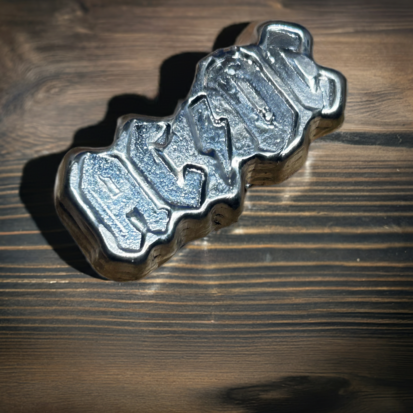 40 Grams Silver ACDC Logo - Authentic Hand Poured Solid Silver, Unique Rock Music Decor, Perfect Gift for Music Lovers - Image 9