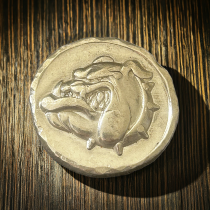 1 Troy oz Silver Round, 3D Handpoured Bulldog Coin for Collectors, Unique Gift for Dog Lovers - Image 7