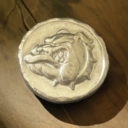 1 Troy oz Silver Round, 3D Handpoured Bulldog Coin for Collectors, Unique Gift for Dog Lovers - Image 5