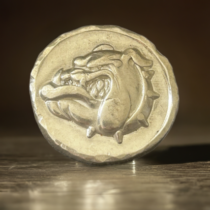 1 Troy oz Silver Round, 3D Handpoured Bulldog Coin for Collectors, Unique Gift for Dog Lovers - Image 9