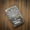 1 Troy oz cannabis leaf bar, 999fs, solid silver, handmade in Scotland, perfect silver gift - Image 7
