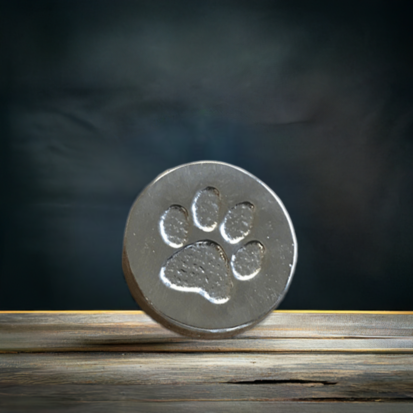 1 oz Pawprint Round - Image 9