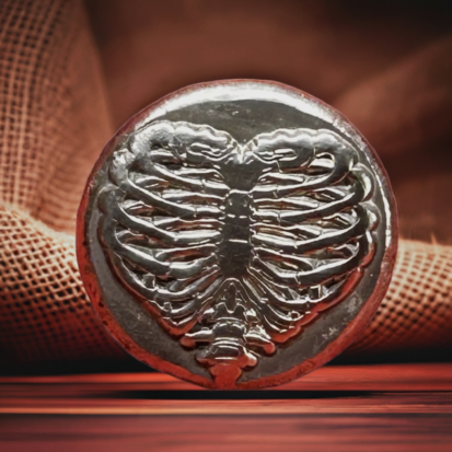 1 Troy Oz Silver Round, Heart Ribs Design, Heirloom-Quality Collectible, Ideal Gift for Pirate Enthusiasts - Image 10