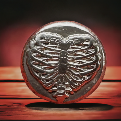 1 Troy Oz Silver Round, Heart Ribs Design, Heirloom-Quality Collectible, Ideal Gift for Pirate Enthusiasts - Image 11