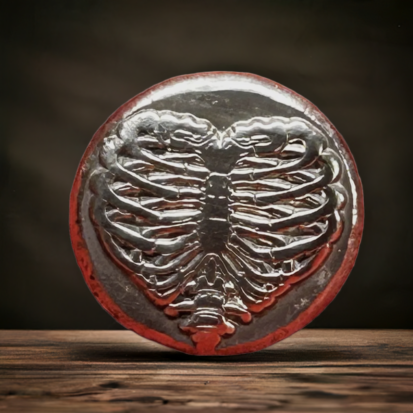 1 Troy Oz Silver Round, Heart Ribs Design, Heirloom-Quality Collectible, Ideal Gift for Pirate Enthusiasts - Image 5