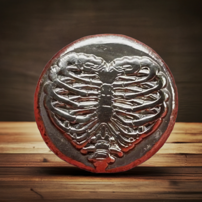 1 Troy Oz Silver Round, Heart Ribs Design, Heirloom-Quality Collectible, Ideal Gift for Pirate Enthusiasts - Image 6