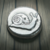 Gothic 1 Troy Oz Silver Round with Skull Snail Motif, Handcrafted Pure Silver Coin, Ideal for Collectors or Unusual Gift - Image 7