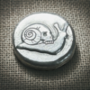 Gothic 1 Troy Oz Silver Round with Skull Snail Motif, Handcrafted Pure Silver Coin, Ideal for Collectors or Unusual Gift - Image 2
