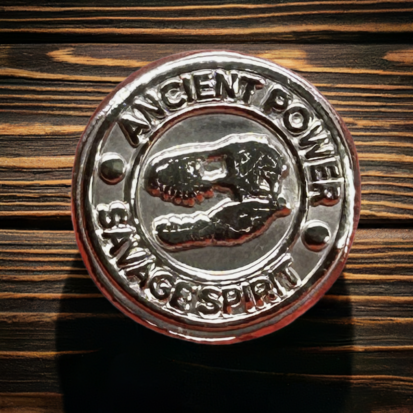 1oz Solid Silver T-Rex Skull Round - Exquisite Detail, Investment Piece, Great for Dinosaur Lovers & Silver Collectors - Image 2