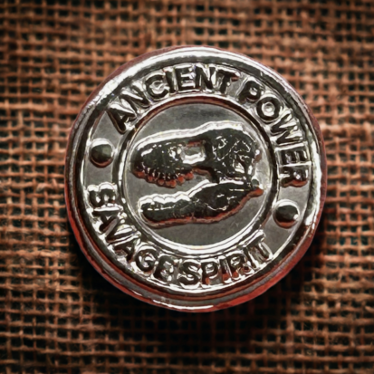 1oz Solid Silver T-Rex Skull Round - Exquisite Detail, Investment Piece, Great for Dinosaur Lovers & Silver Collectors - Image 3