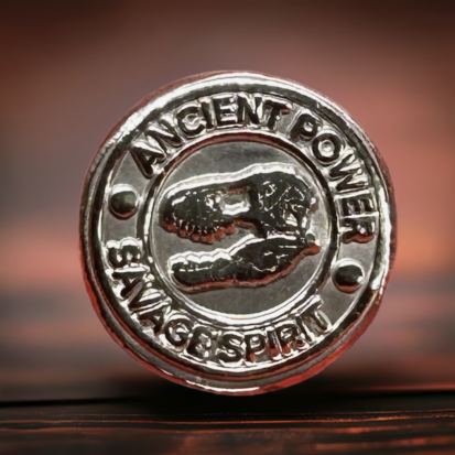 1oz Solid Silver T-Rex Skull Round - Exquisite Detail, Investment Piece, Great for Dinosaur Lovers & Silver Collectors - Image 10