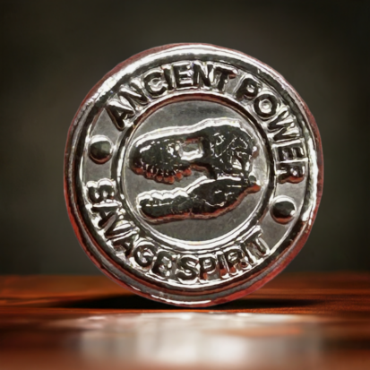 1oz Solid Silver T-Rex Skull Round - Exquisite Detail, Investment Piece, Great for Dinosaur Lovers & Silver Collectors - Image 6