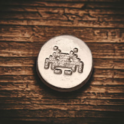 1 Oz Space Invader Round - Silver Bullion - Image 6