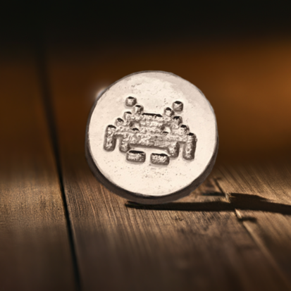 1 Oz Space Invader Round - Silver Bullion - Image 5