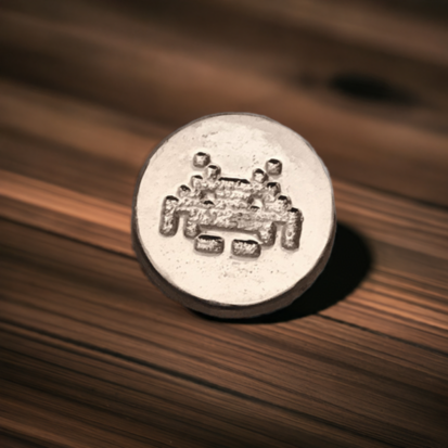 1 Oz Space Invader Round - Silver Bullion - Image 9