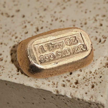 1 Troy Oz Solid Silver Bar - Stamped - Image 6