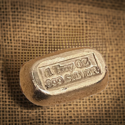 1 Troy Oz Solid Silver Bar - Stamped - Image 5
