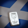 1 troy oz pressed saltire shield bar, 999fs, solid silver, handmade Scottish silver bullion for investment, perfect patriotic gift - Image 10