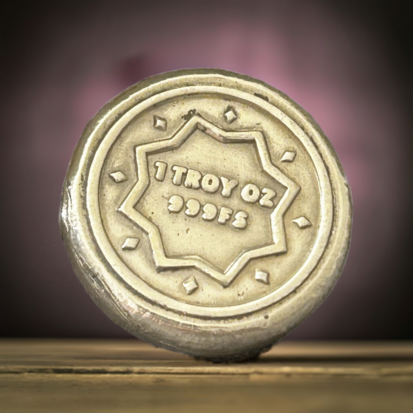 1 Troy Oz Fine 999 Silver Star Round, Handmade in Scotland for Collectors and Unique Gifts - Image 8
