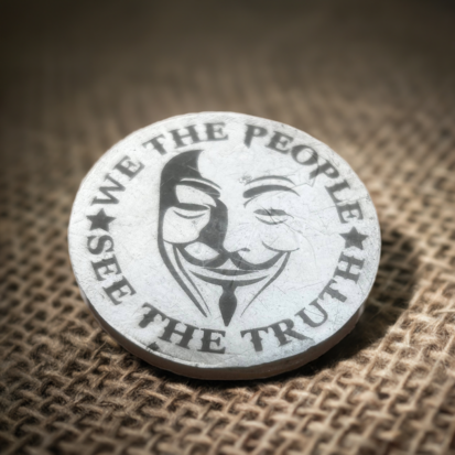1oz We the People Round - 999fs  - Solid Silver Round - Handcrafted Coin - Ideal Gift for Conspiracy History Enthusiasts. - Image 4