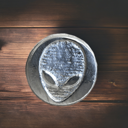 1 Oz Alien Face Round - Silver Bullion - Image 3