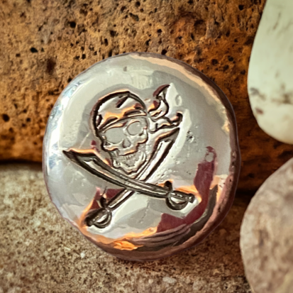 Stamped Pirate Round - 1oz 999 Fine Silver - Image 12