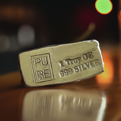 1 Troy oz Press Bar - 999 Fine Silver Bar - Image 5