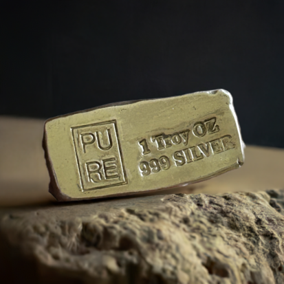 1 Troy oz Press Bar - 999 Fine Silver Bar - Image 7