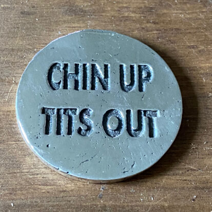 Chin Up – Tits Out – 1 oz Silver Round (Bullion 999fs) 2