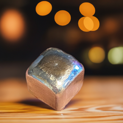 1 oz Solid Silver Cube - Image 5