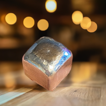 1 oz Solid Silver Cube - Image 3