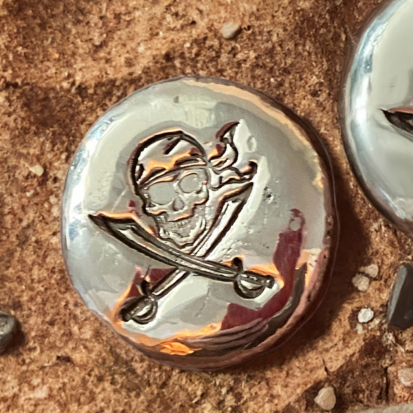 Stamped Pirate Round - 1oz 999 Fine Silver