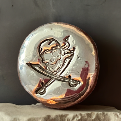 Stamped Pirate Round - 1oz 999 Fine Silver - Image 6