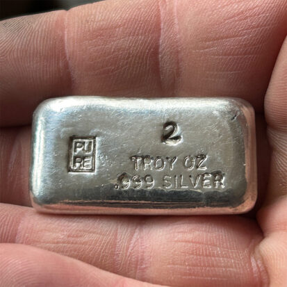 2oz Solid Silver Pure Bar – Investment Silver 3