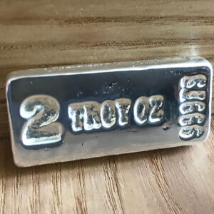 2 Oz Silver Bar (Hand Poured)