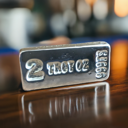 2 Oz Silver Bar (Hand Poured) - Image 4